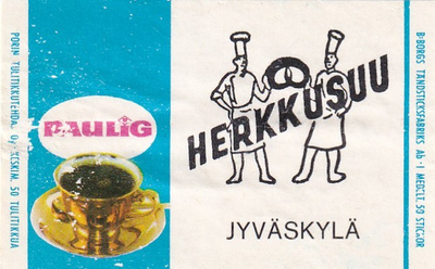 Jyväskylä. Herkkusuu , Paulig 7/3