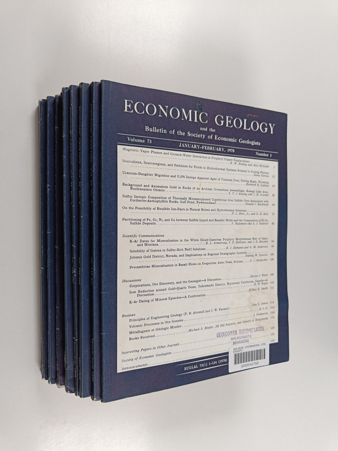 Economic Geology and the Bulletin of the Society of Econo...