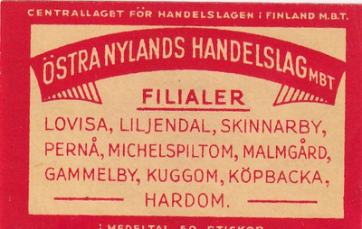 Östranylands  Handelslag mbt    b411