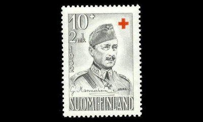 407 ** Punainen risti Mannerheim 10+2mk (1952)