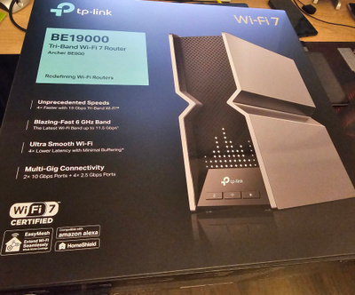 TP-LINK Archer BE800 Tri-Band WiFi 7 -reititin