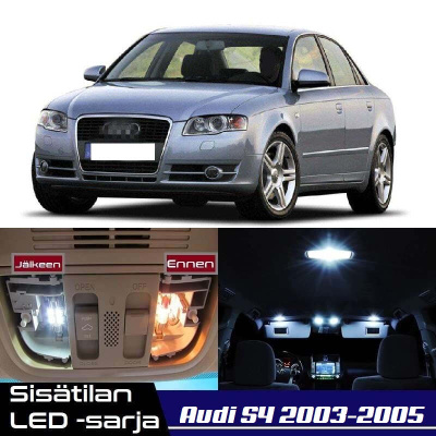 Audi S4 (B6) Sisätilan LED-sarja 18-osainen