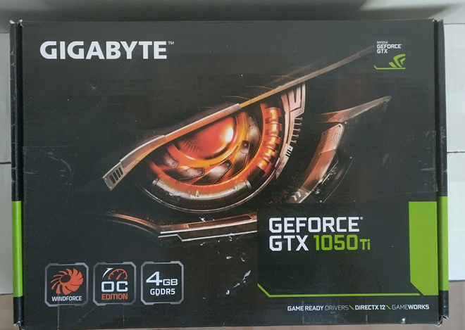 Gigabyte Geforce GTX 1050 Ti Windforce OC 4G