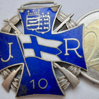 VANHA Merkki Ranneke JR10 JR 10 Hopeaa 1940 - pikkukuva 1
