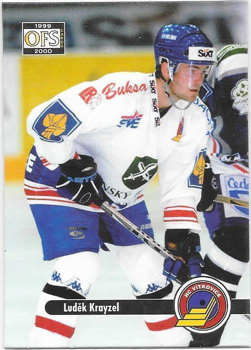 1999-00 OFS #227 Ludek Krayzel Vitkovice ex- Saipa
