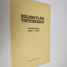 Oulunkylän yhteiskoulu vuosikertomus 1947-1948 - pikkukuva 1