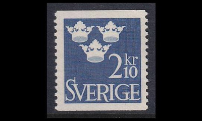 Ruotsi 401 ** Kolme kruunua 2.10 Kr (1954)