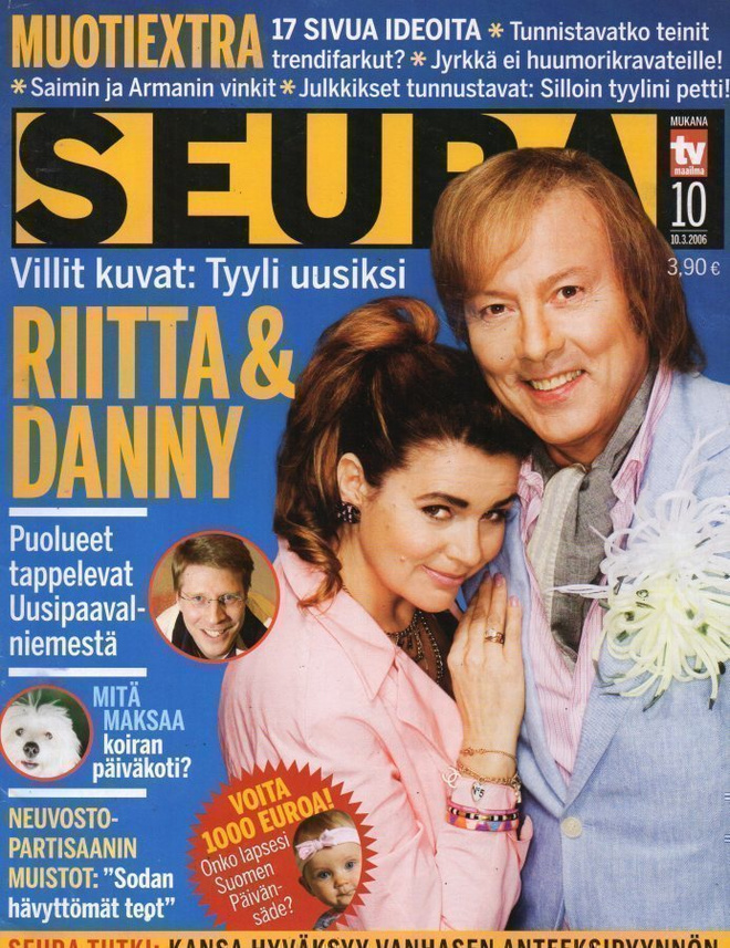 Seura n:o 10 2006 Riitta Väisänen & Danny. Markku Uusipaaval