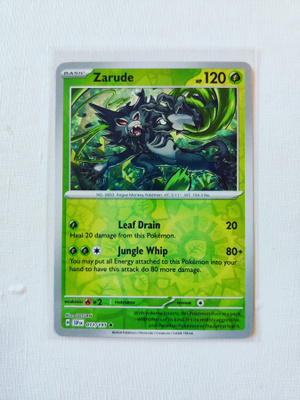 Zarude Reverse Holo Rare