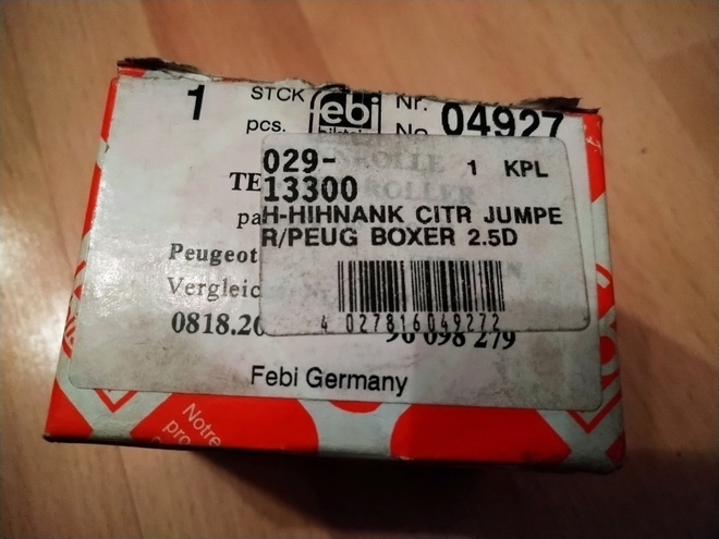 Citroen, Peugeot 2.5 Diesel hammashihnan kiristin FEBI 04927