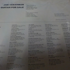 JAN AKKERMAN - GUITAR FOR SALE HOL - 73 PRESS LP EX+/EX+ - pikkukuva 2