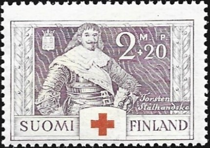1934 Punainen Risti 2 mk + 20 p **  LaPe 185