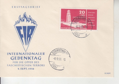 DDR 1956 Mi 538 FDC