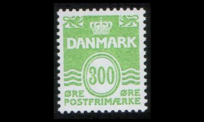 Tanska 934 ** Aaltoviiva 300 öre (1989)