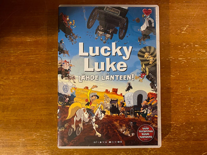 Lucky Luke Lähde länteen DVD
