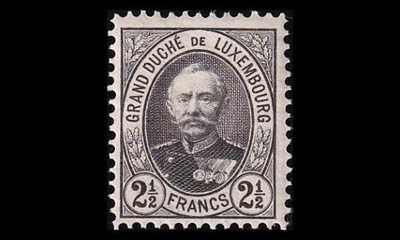 Luxemburg 65B * Suurherttua Adolf 2½ Fr (12½) (1891)