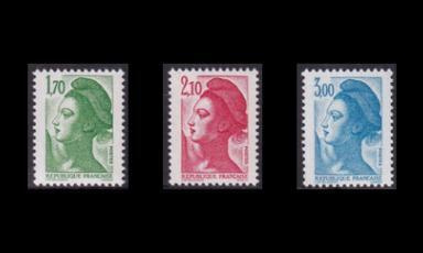 Ranska 2454-6A ** Käyttösarja Liberté (1984)