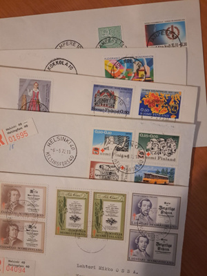 Postilähetyksiä 5 kpl