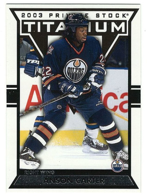 02-03 Pacific Private Stock Titanium Retail #41 Anson Carter