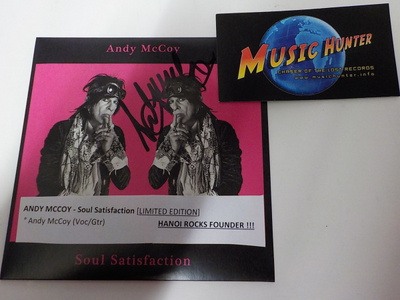 ANDY MCCOY - SOUL SATISFACTION UUSI CD EP + ANDYN NIMMARI