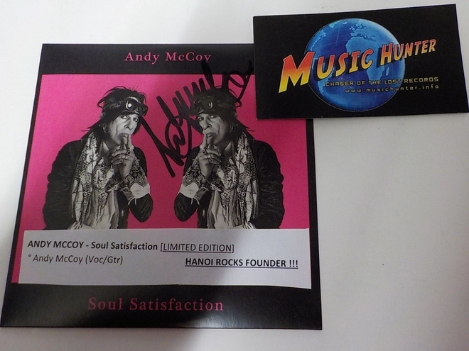 ANDY MCCOY - SOUL SATISFACTION UUSI CD EP + ANDYN NIMMARI