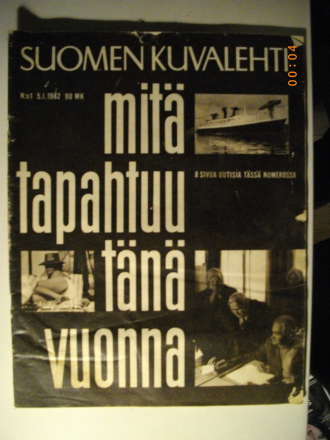 Suomen Kuvalehti Nro 1/1962 (31.1)