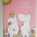 KULKEMATON MUUMIKORTTI OLET RAKAS NIISKUNEITI JA MUUMIPEIKKO - pikkukuva 1