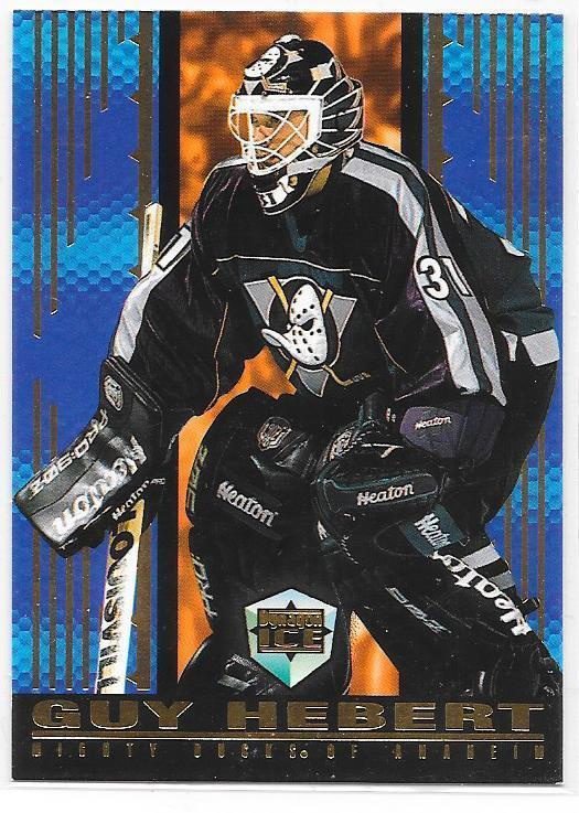 1998-99 Pacific Dynagon Ice #2 Guy Hebert Anaheim Ducks MV