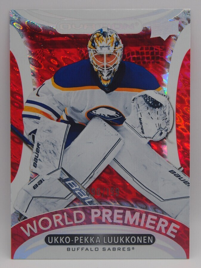 2021-22 Ovation World premiere Red Ukko-Pekka Luukkonen /199