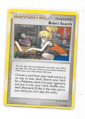 2007 Pokemon Cards # Bebe`s Search (109/123)