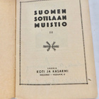 VANHA Suomen Sotilaan Muistio Jatkosodan Erikoispainos 1941 - pikkukuva 2