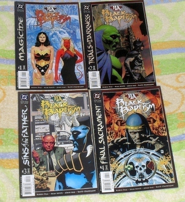 JLA Black Baptism minisarja, kaikki osat