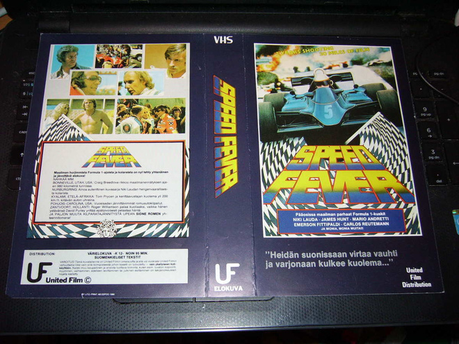 Vhs kansipaperi Fix - SPEED FEVER  (Sis.postikulut)
