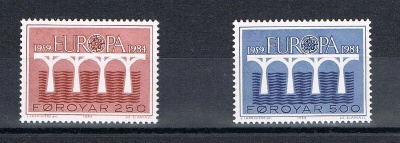 Färsaaret 1984 - Europa CEPT (2)  ++