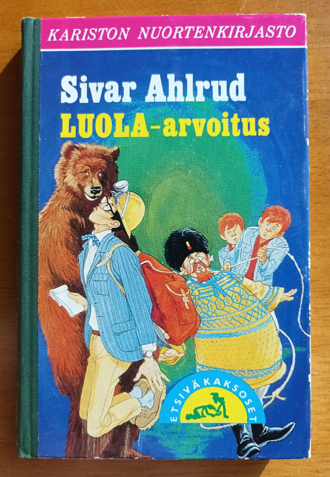 Sivar Ahlrud: Luola-arvoitus, Karisto 1978, 1.p.