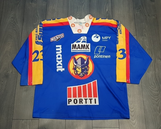 Turo Asplund Jukurit game worn -paita