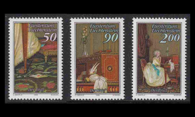 Liechtenstein 957-9 ** Kirje (1988)