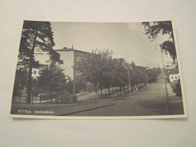 VANHA Postikortti Kotka 1950-l Alkup.Mallikappale
