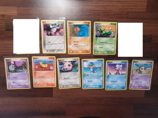 Pokemon EX Crystal Guardians Sarjan kortteja myynnissä