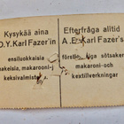Suklaakortti tms Fazer Lintu Kuhankeittäjä Moniosainen 1920- - pikkukuva 2