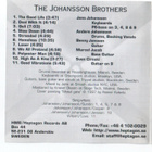 cd, Johansson - The Johansson Brothers & Sonic Winter [prog, - pikkukuva 2