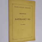 K[arl] Ad[olf] Moberg : Beskrifning till kartbladet n:o 4 - pikkukuva 1