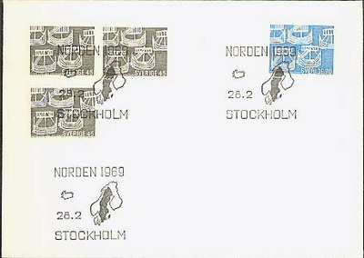 Ruotsi Mi 629-70 Pohjola FDC