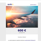 Apollomatkojen lahjakortti 600 € - pikkukuva 2