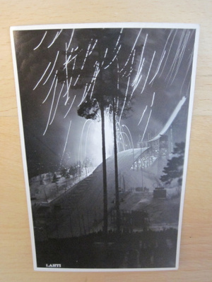 VANHA Postikortti Lahti 1950-l Alkup. Mallikappale