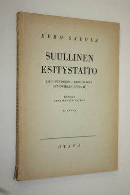 Eero Salola : Suullinen esitystaito : Äidinkielen kirja 2