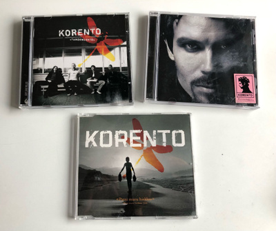 Korento yhtyeen kaikki levyt + single (2xCD + CDS)