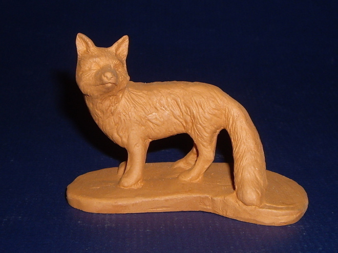 KETTU figuuri punasavea 7cm