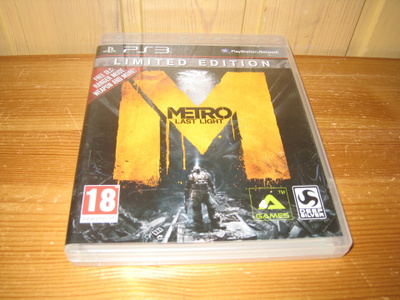 Metro Last Light Limited Edition Ps3