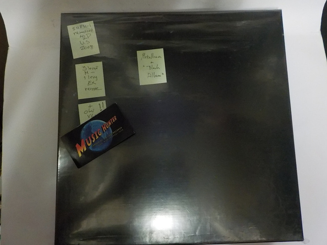 METALLICA - BLACK ALBUM 4LP BOX SET U.S 2008